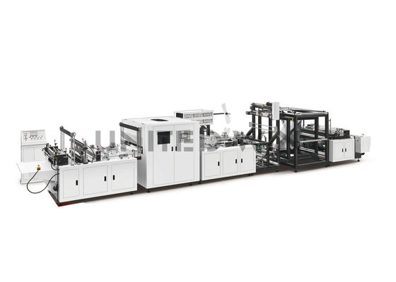Patch Handle Plastic Reusable Non Woven Shopping Bag Making Machine Automatic