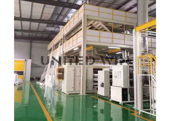 10-100gsm Cloth Single M Bfe95 PP Meltblown Non Woven Fabric Machine Flat Masque Servo